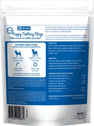 N-Bone Anneaux de dentition pour chiots Teeny au poulet
