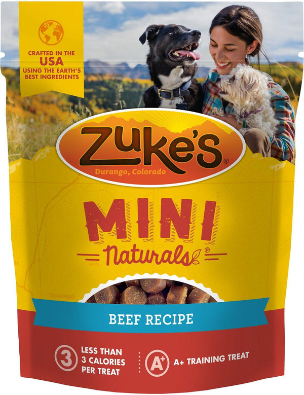 Zuke's Mini Naturals Beef Recipe Dog Treats