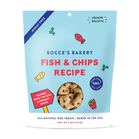 Bocce's Bakery Fish & Chips Friandises pour Chiens