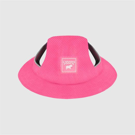 Canada Pooch Chill Seeker Dog Cooling Hat, Neon Pink