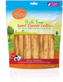 Canine Naturals Rouleaux grands format saveur bœuf sans peau Friandises pour chiens
