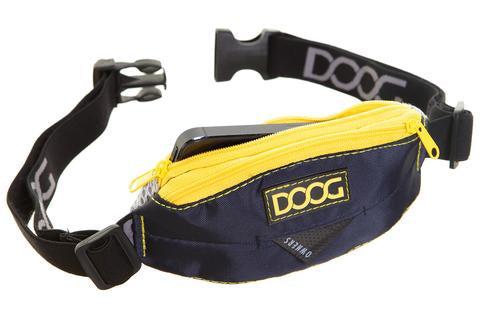 DOOG Mini Dog Walking Belt, Navy/Yellow