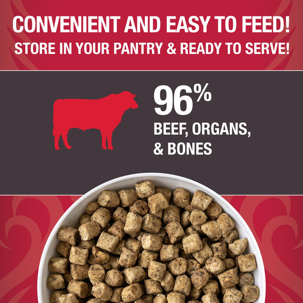 KOHA Raw Life Beef Entree Freeze-Dried Raw Bites for Dogs