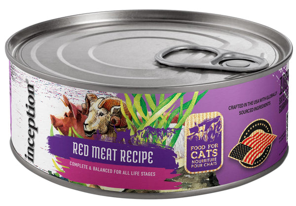 Inception Red Meat Recipe Wet Cat Food Can
