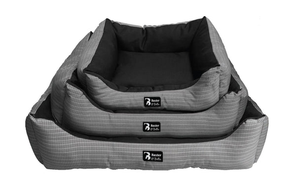 Baxter & Bella Lit pour chien Lounger, gris