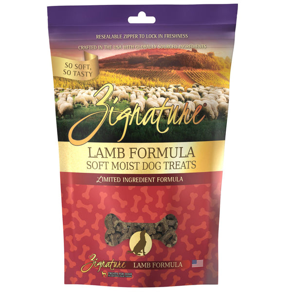 Zignature Lamb Formula Soft Moist Grain-Free Dog Treats