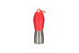 KONG H2O Stainless Steel Dog Water Bottle, Red