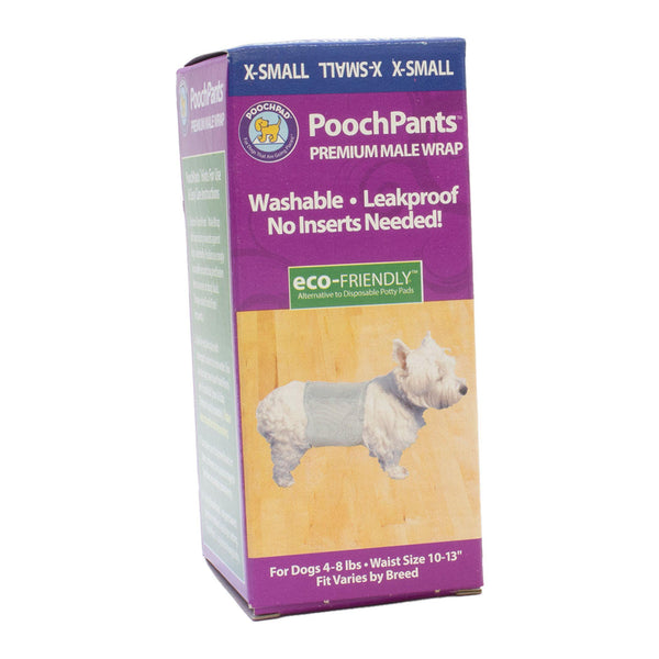 PoochPad PoochPants Bandage réutilisable premium pour chien mâle