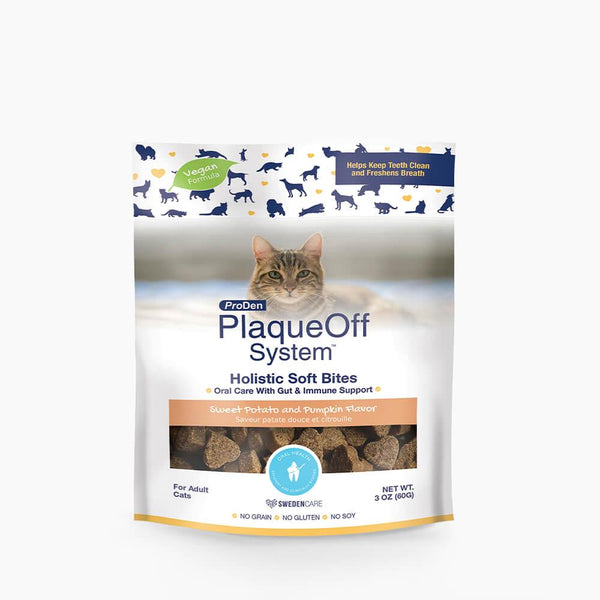 ProDen PlaqueOff System Holistic Soft Bites Sweet Potato & Pumpkin Cat Supplement