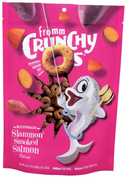 Fromm Crunchy O's Slammon' Smoked Salmon Dog Treats