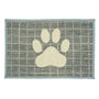 Loving Pets Bella Fashion Tapis de gamelle Pattes pour chiens, à carreaux