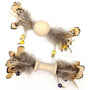 Ethical Pet Spot Love The Earth Jouet Bois et Plume pour Chat, Assortiment