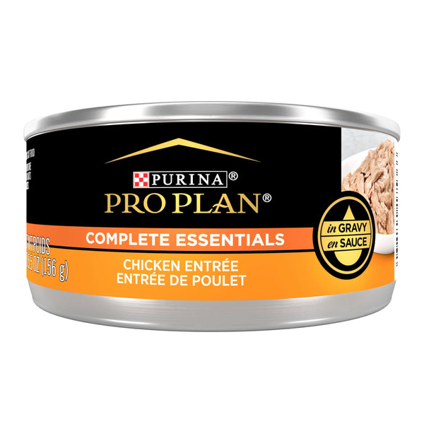 Pro Plan Complete Essentials Nourriture humide pour chat Entrée Poulet en sauce.