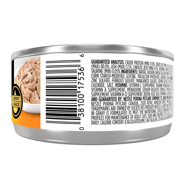 Pro Plan Complete Essentials Nourriture humide pour chat Entrée Poulet en sauce.