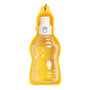 GF Pet Bouteille d'eau de voyage pliable pour animaux de compagnie, jaune