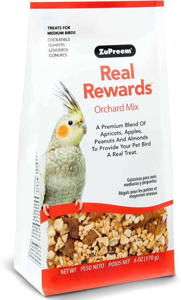 Zupreem Real Rewards Orchard Mix Medium Bird Treats
