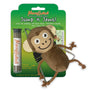 Meowijuana Jouet pour chat à l'herbe à chat rechargeable suspendu Jump 'n' Jamb Get The Monkey Off Your Back