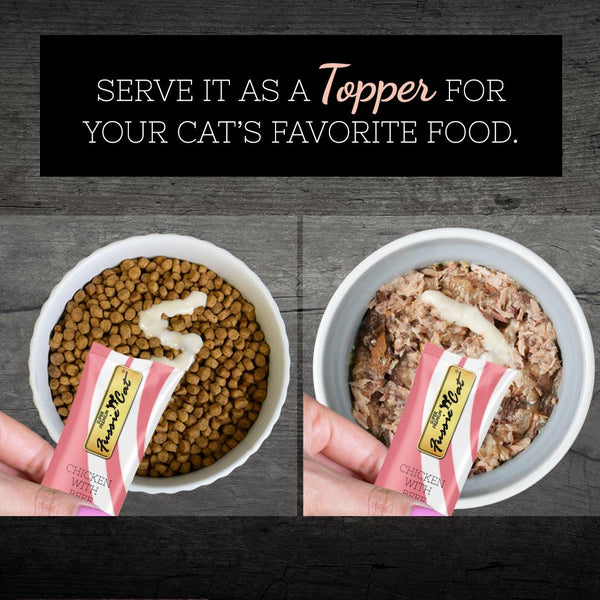 Fussie Cat Chicken with Beef Puree Cat Treats