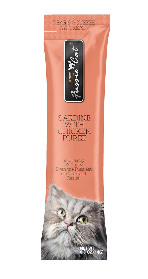 Fussie Cat Sardine with Chicken Puree Cat Treats