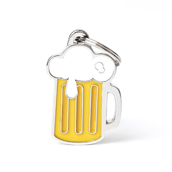 MyFamily Food Beer Pet ID Tag, Medium