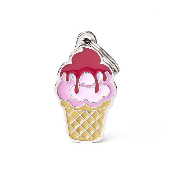 MyFamily Food Ice Cream Pet ID Tag, Medium