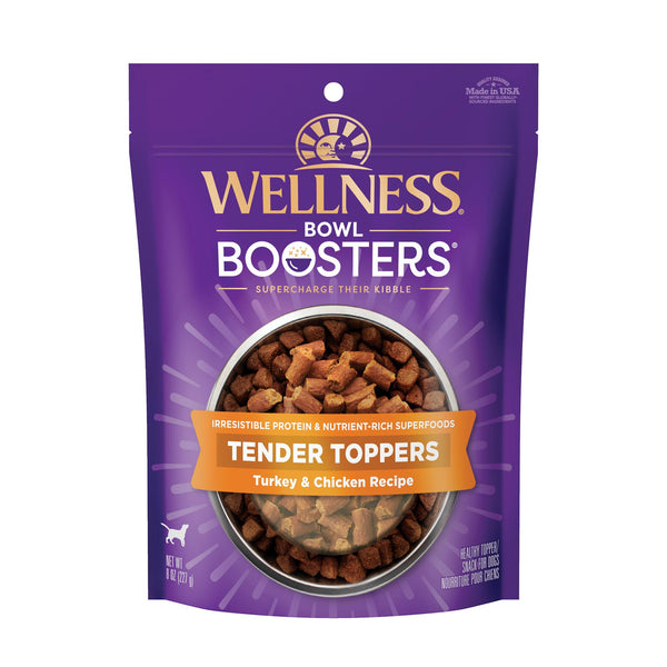 Wellness Bowl Boosters Tender Toppers Dinde & Poulet Complément alimentaire pour chiens