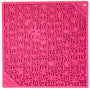 SodaPup eMat Jigsaw Design Enrichment Lick Mat Dog Slow Feeder, Pink