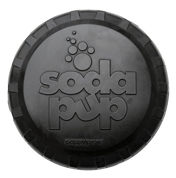 SodaPup Jouet lanceur Magnum Bouchon de bouteille pour chien, Noir
