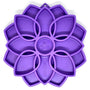 SodaPup eTray Plateau d'enrichissement Mandala Mangeoire lente pour chien, Violet