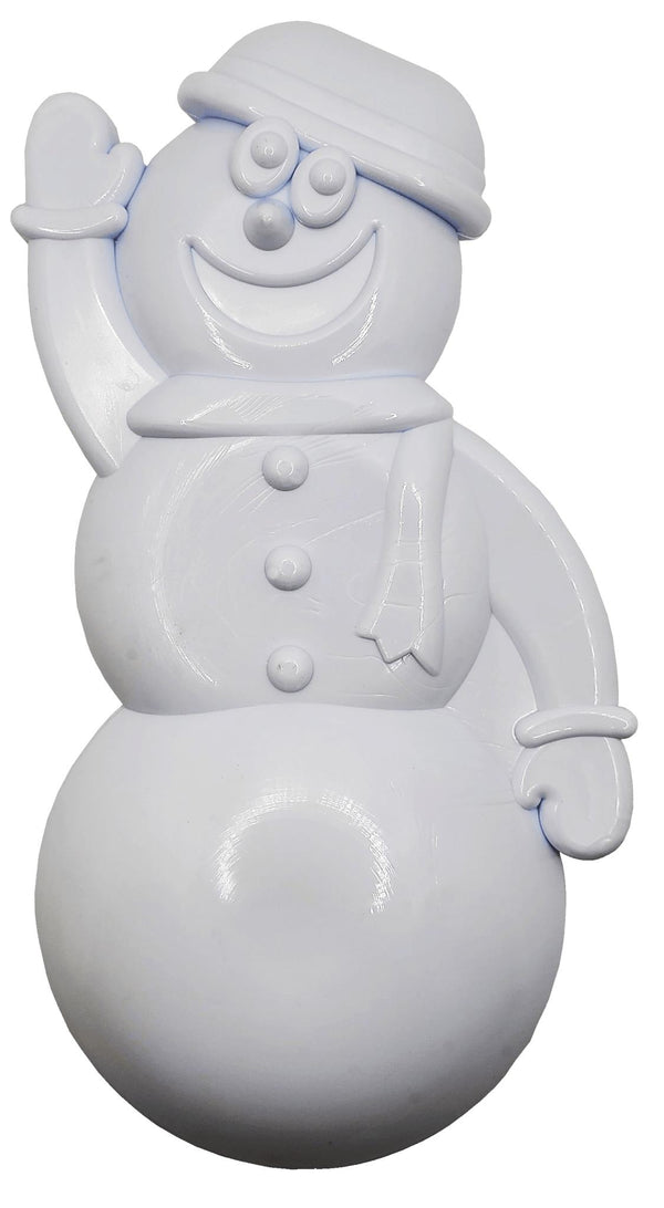 SodaPup Jouet en nylon MuttsKickButt Bonhomme de neige pour chien, Blanc