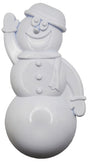 SodaPup Jouet en nylon MuttsKickButt Bonhomme de neige pour chien, Blanc