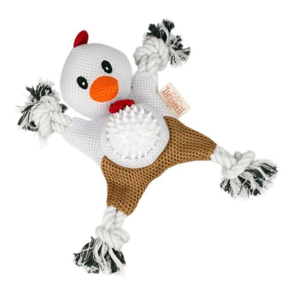 Original Territory Jouet 2-en-1 Poulet pour chien
