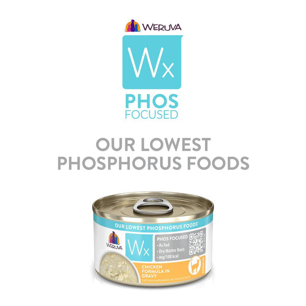 Weruva Wx Phos Focused Formule Poulet en sauce Pâtée pour chats