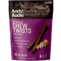 Andy & Audie Chew Twists Friandises pour chiens saveur poulet