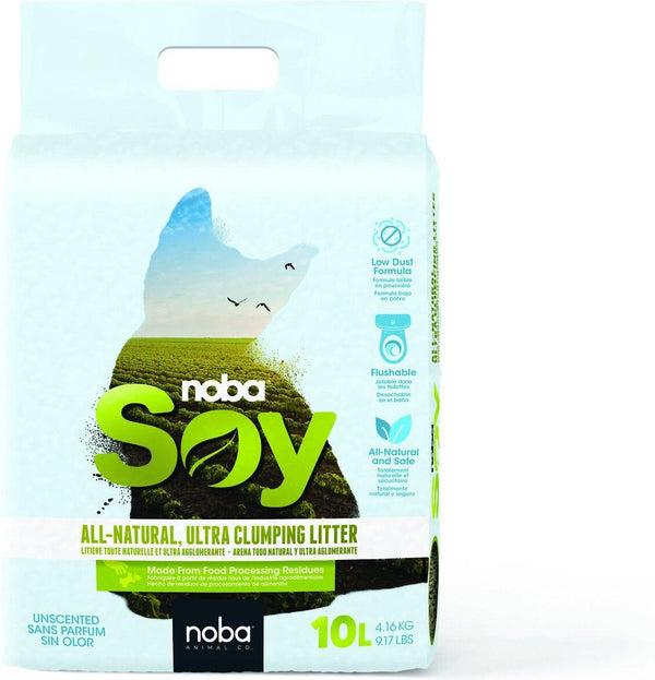 Noba Soy All-Natural Plant-Based Ultra Clumping Cat Litter