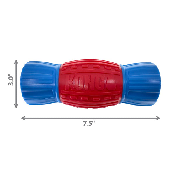 KONG CoreStrength Rattlez Dumbbell Dog Toy