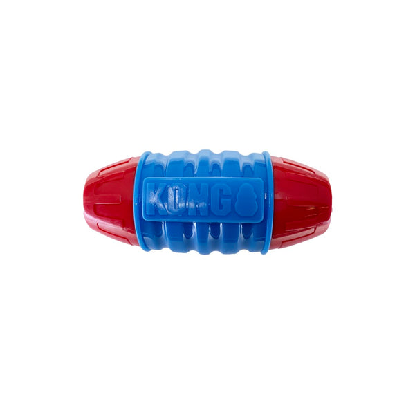 KONG CoreStrength Rattlez Football Dog Toy