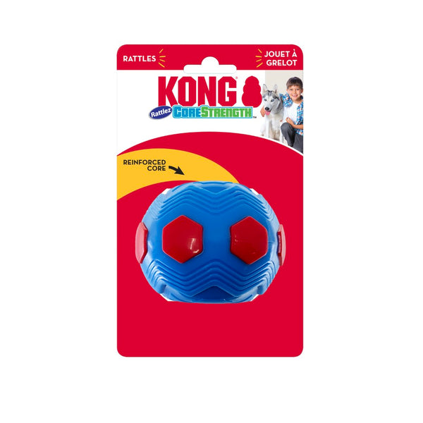 KONG CoreStrength Rattlez Pod Dog Toy