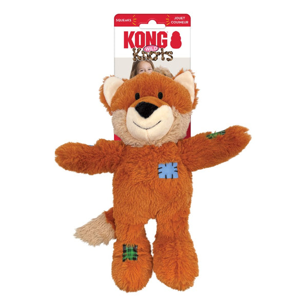 KONG Wild Knots Fox Dog Toy