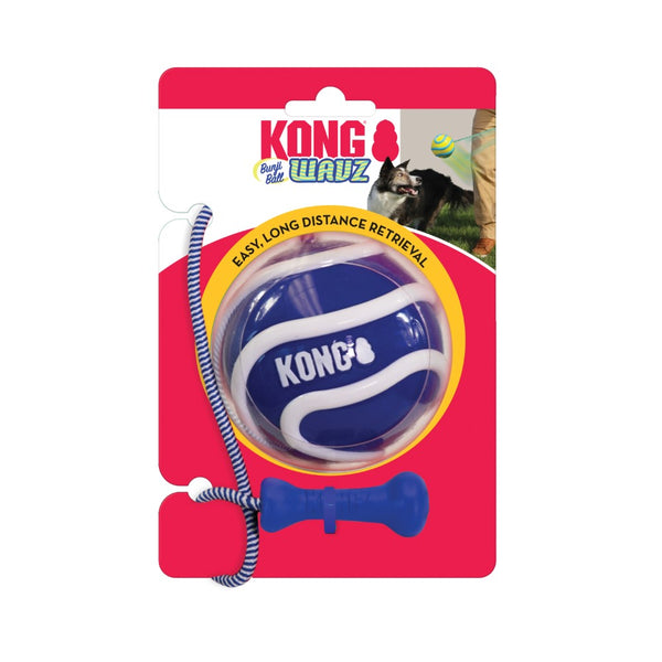 KONG Wavz Bunji Ball Dog Toy