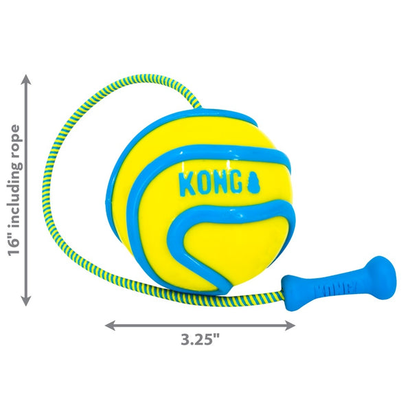 KONG Wavz Bunji Ball Dog Toy