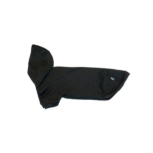 Woof Concept Casual Haze Dog Hoodie, Black
