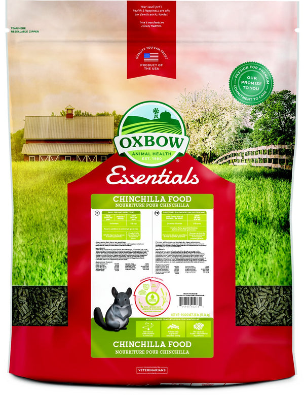 Oxbow Essentials Chinchilla Deluxe Nourriture pour chinchilla