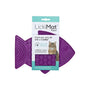 LickiMat Tapis de distribution lente Felix pour chats, Violet