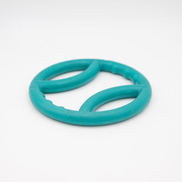 ZippyPaws ZippyTuff Squeaky Ring Dog Toy, Teal