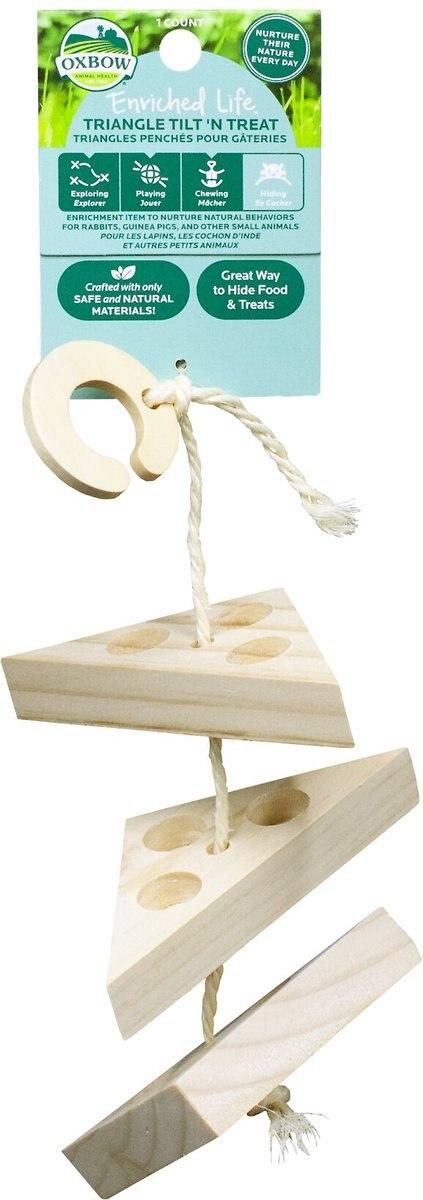 Oxbow Enriched Life Triangle Tilt 'n Treat Small Animal Toy