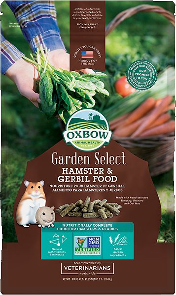 Nourriture pour hamster et gerbille Oxbow Garden Select, 1,5 lb