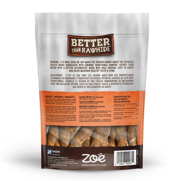Zoe Better than Rawhide Twists Peanut Butter Flavor Dog Treats