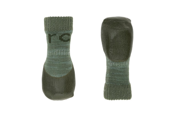 RC Pets Sporty PAWks Dog Socks, Olive Heather