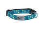 RC Pets Collier à motifs, Traces de pattes turquoise